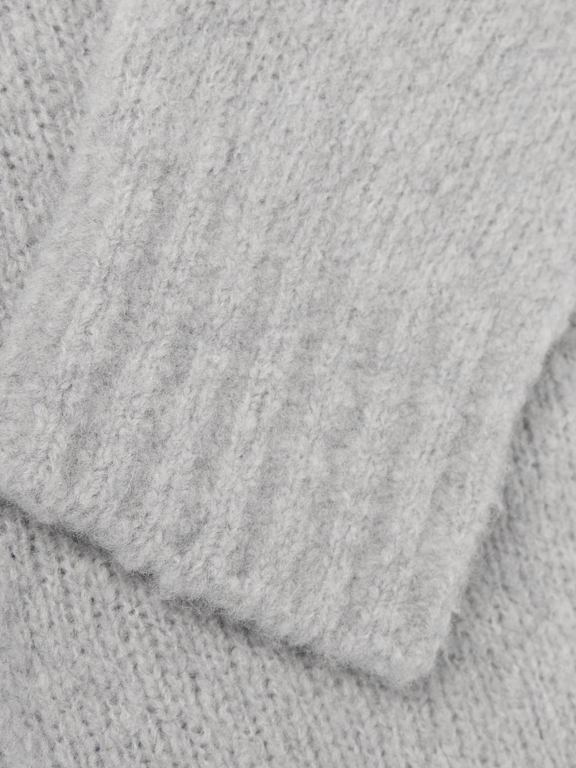 Thom Sweeney Slim-fit Merino Wool-blend Zip-up Cardigan In Gray