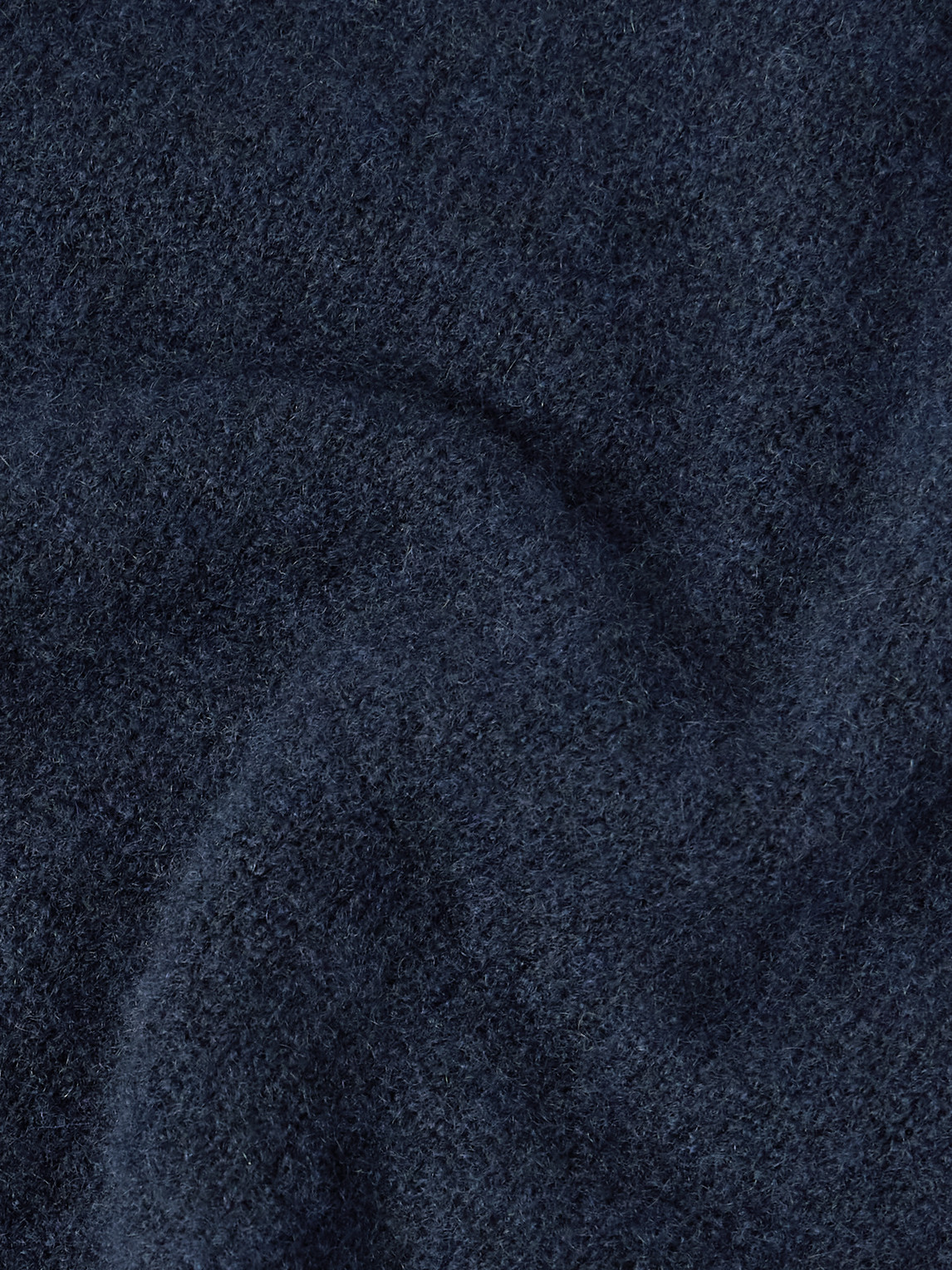 Thom Sweeney Brushed Cashmere-blend Sweater In Blue