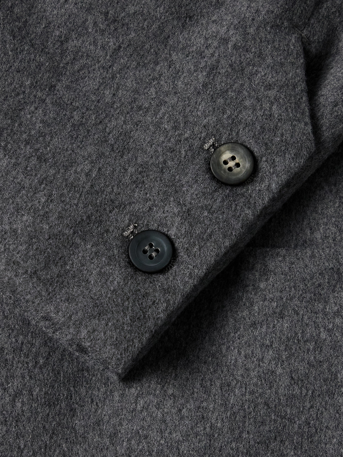 Sease Ellen 2.0 Unstructured Wish® Virgin Wool And Cashmere-blend Felt Blazer In Gray