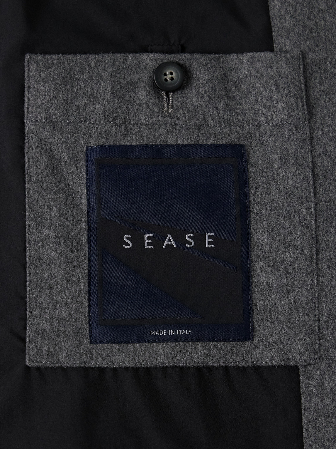 Sease Ellen 2.0 Unstructured Wish® Virgin Wool And Cashmere-blend Felt Blazer In Gray