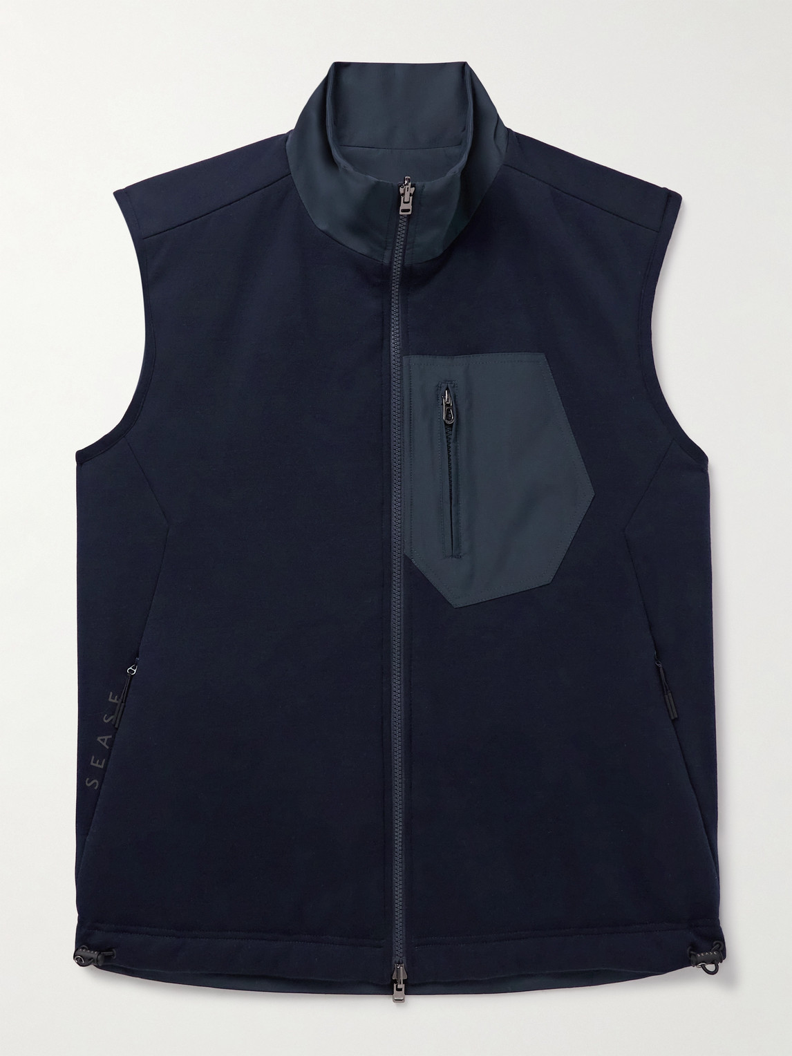 Sease Explorer Reversible Padded Virgin Wool-Blend Jersey and Micro-Ripstop Gilet - Men