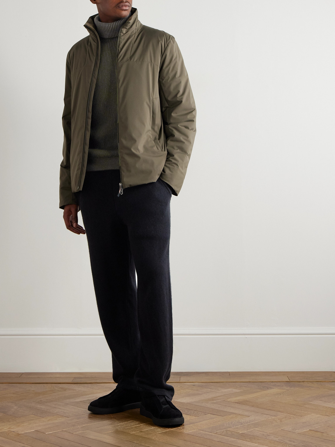 Sease Cashmere Dinghy Rollneck Sweater In Gray
