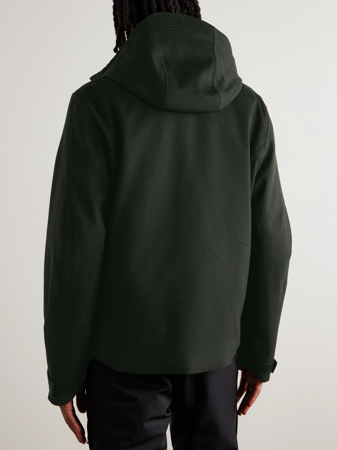 Balma 2.0 Padded Coated-Cashmere Hooded Jacket