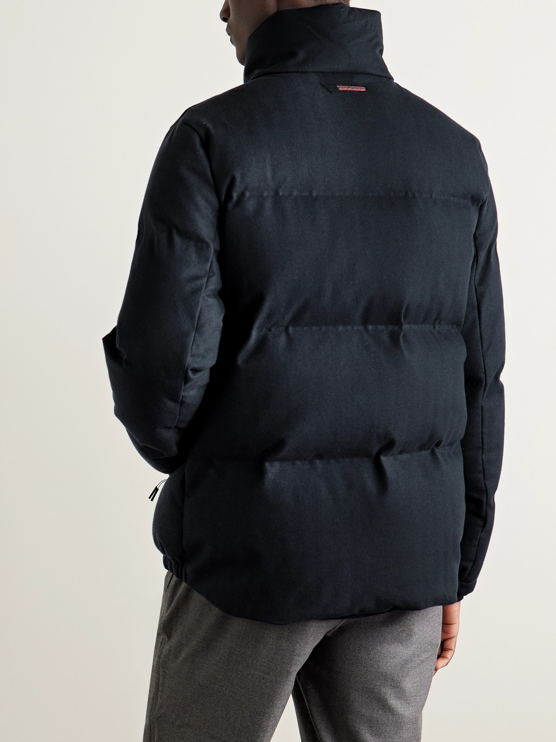 Sease - Tribeca Quilted Herringbone Cotton And Cashmere-blend Down Jacket - Men - Blue - S 