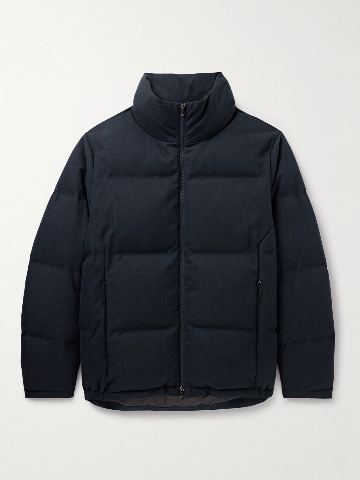Sease Tribeca Quilted Herringbone Cotton And Cashmere-blend Down Jacket In Multi