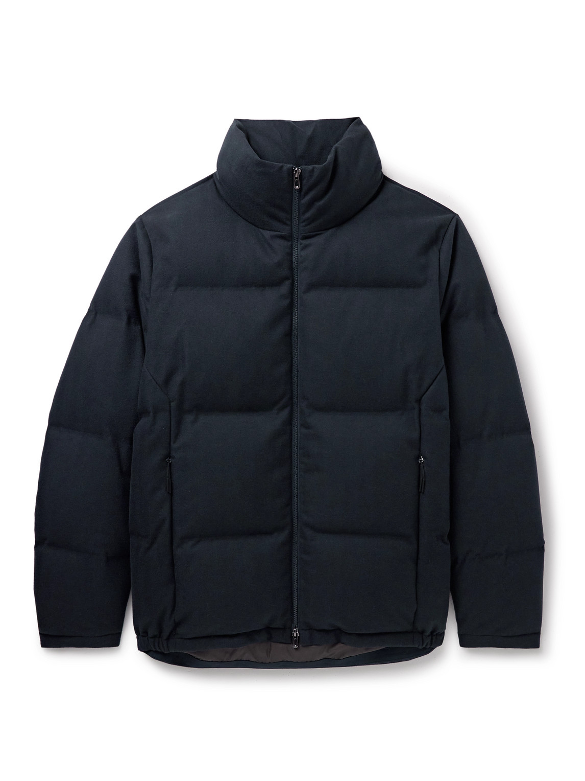 Sease Tribeca Quilted Herringbone Cotton And Cashmere-blend Down Jacket In Multi