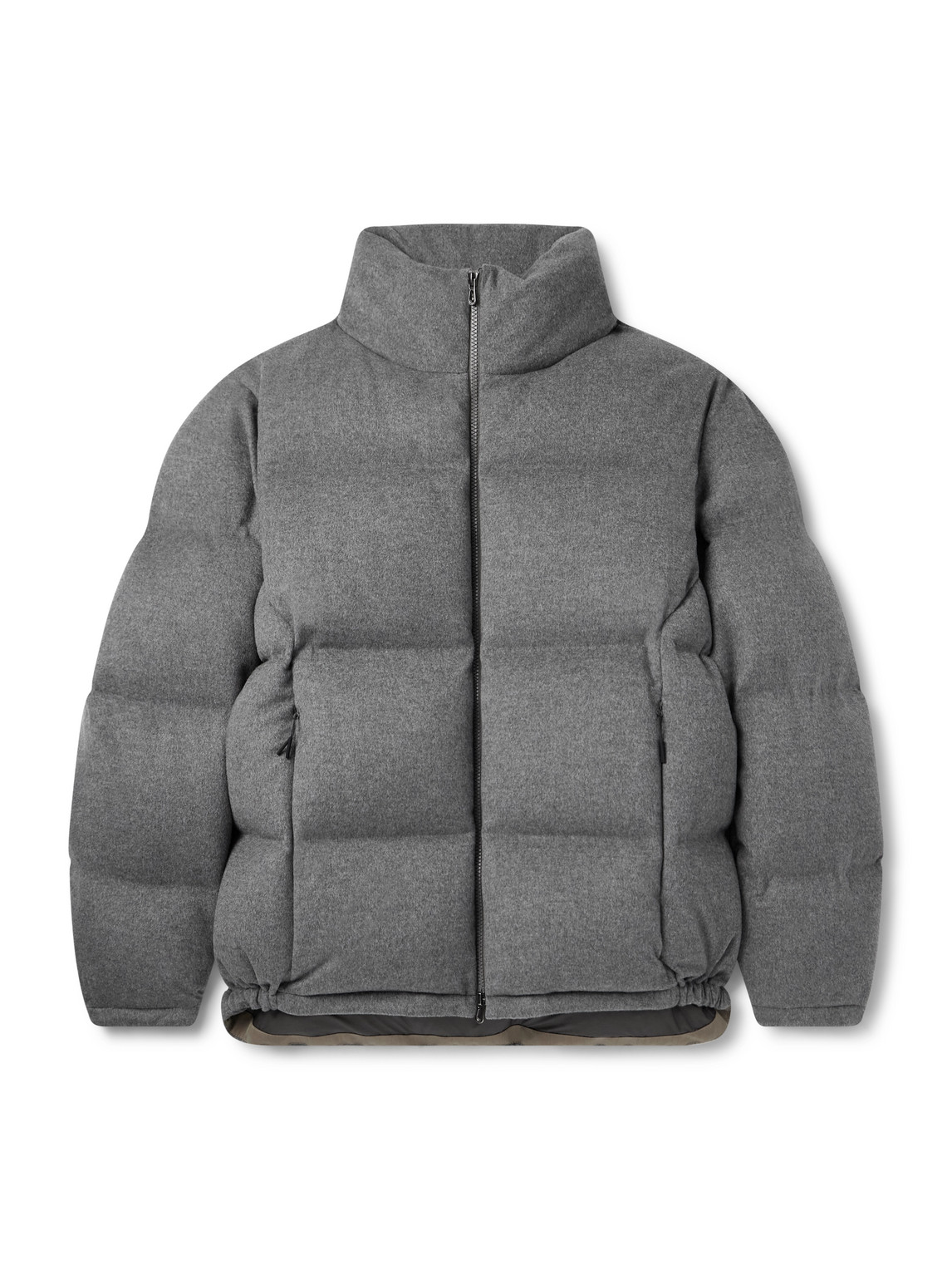 Sease Tribeca Quilted Wish® Virgin Wool And Cashmere-blend Down Jacket In Gray