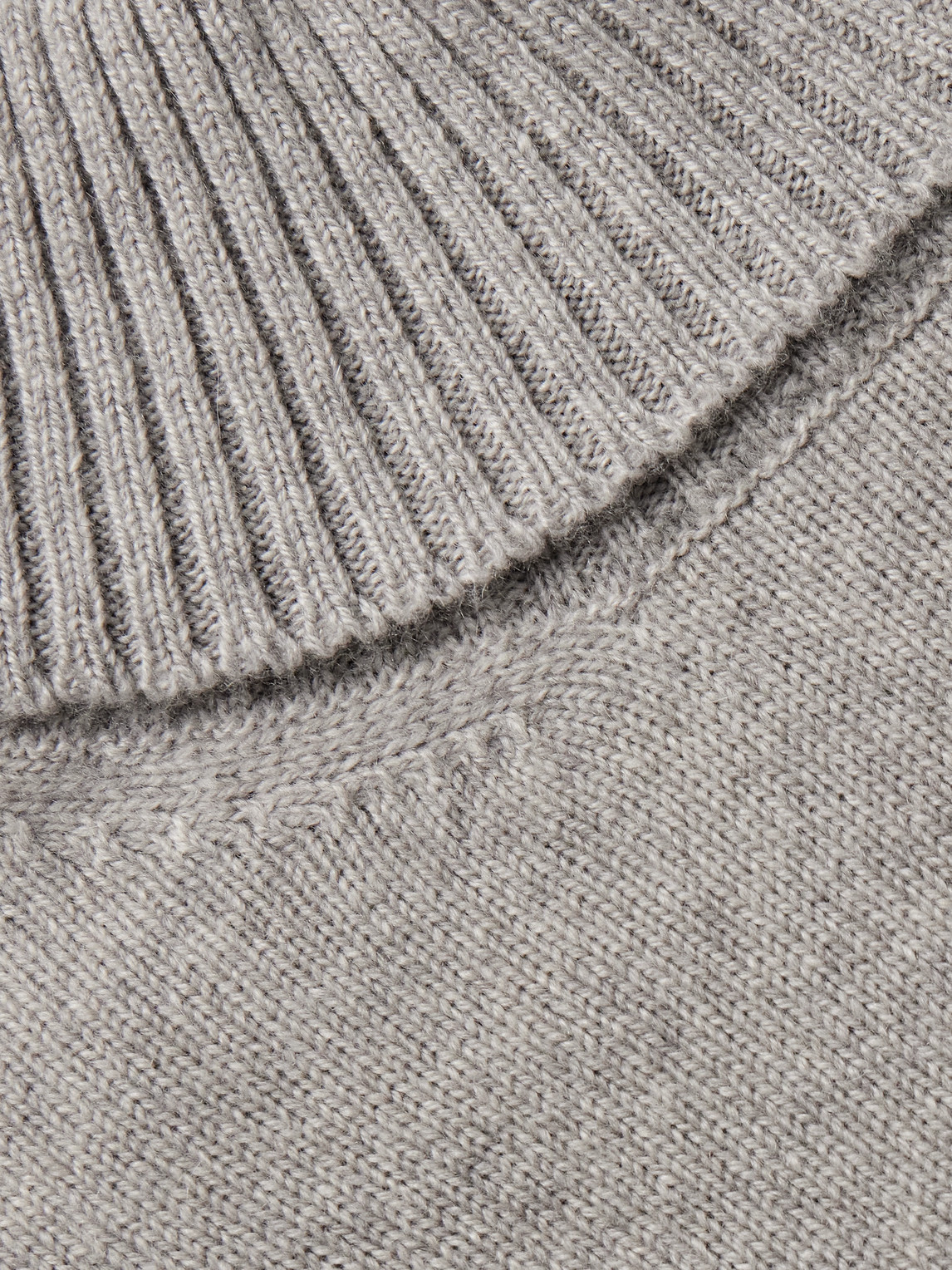 Sease Cashmere Rollneck Sweater In Gray