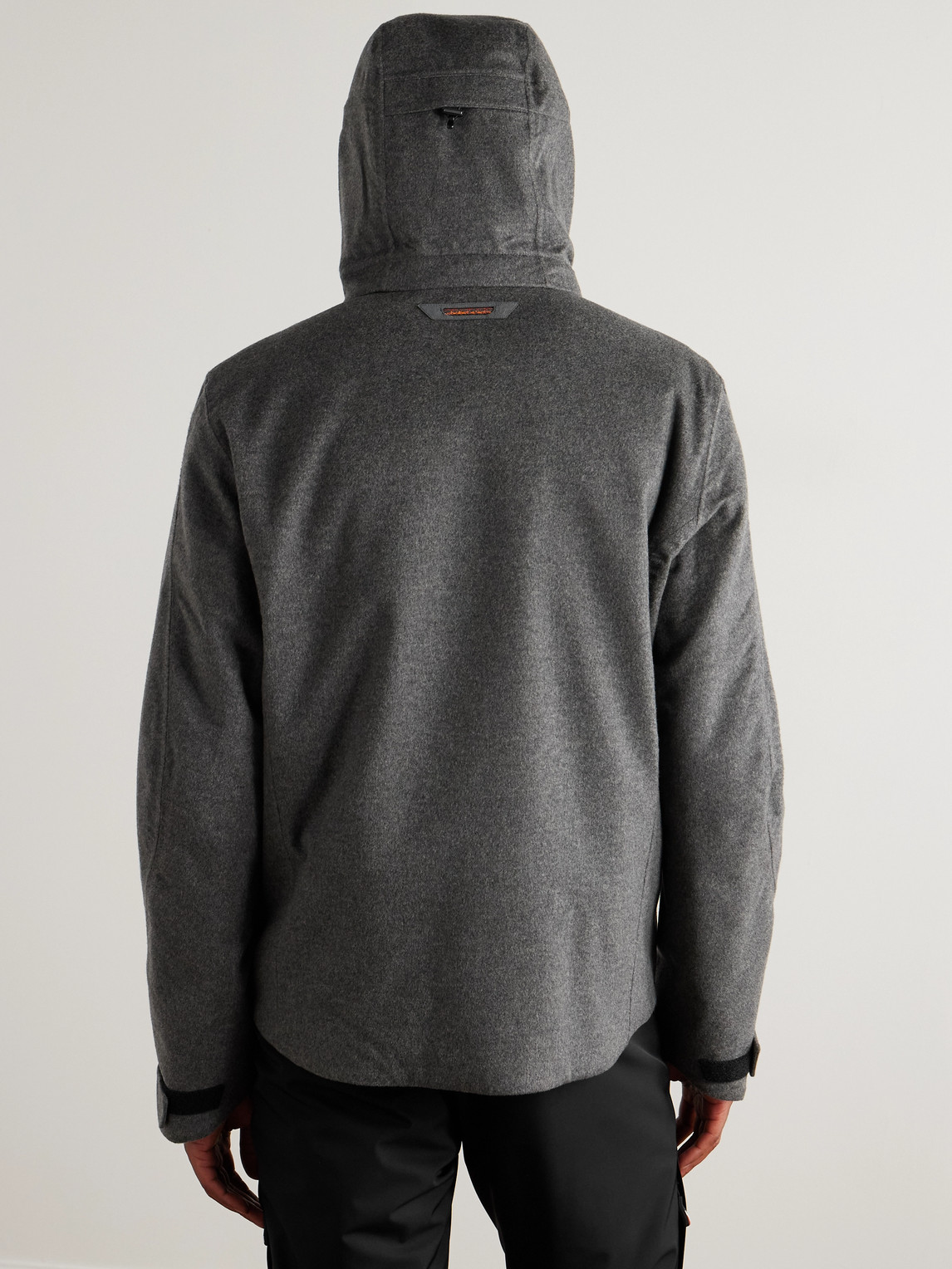 Balma 2.0 Padded Coated-Cashmere Hooded Jacket