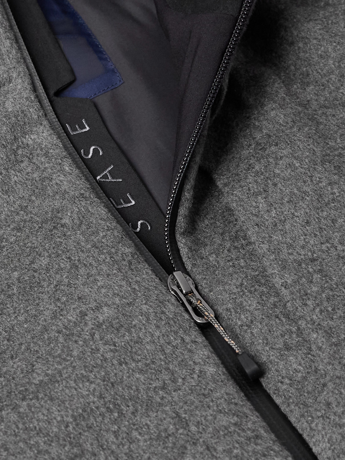 Balma 2.0 Padded Coated-Cashmere Hooded Jacket