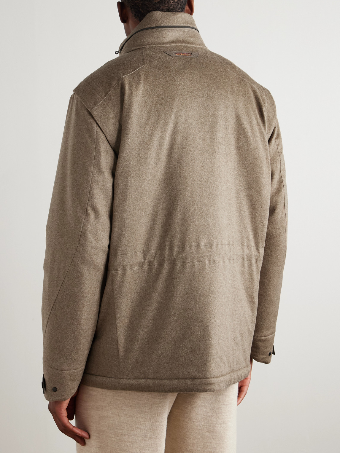  Sease - Uptown Padded Hooded Cashmere Jacket - Men - Brown - Xl 
