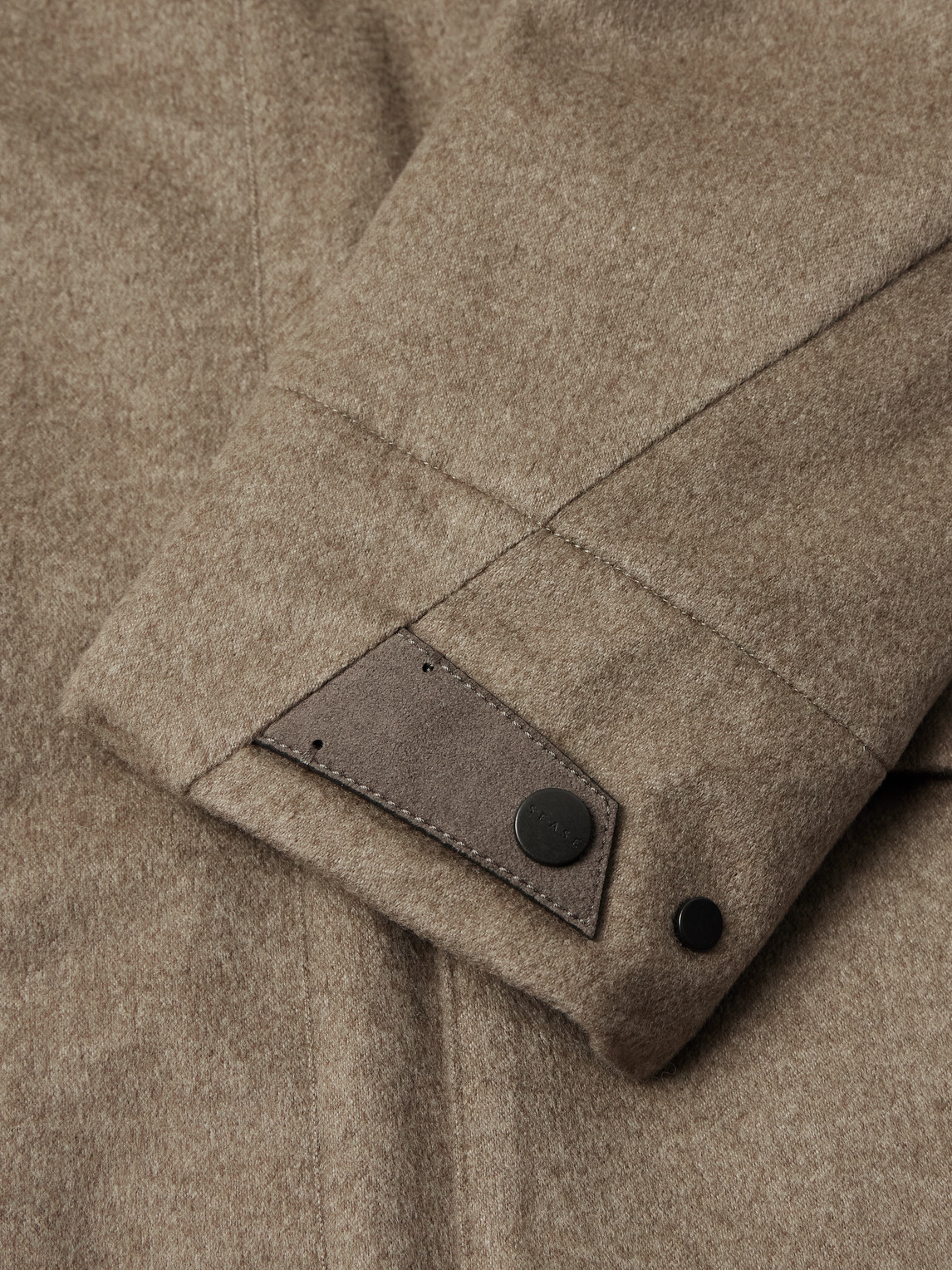 Uptown Padded Hooded Cashmere Jacket