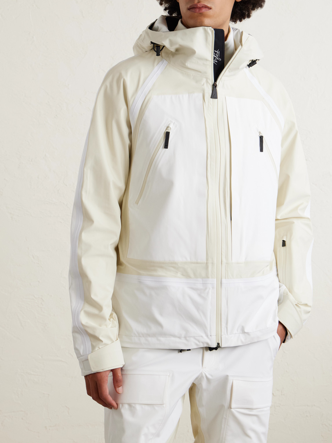  Aztech Mountain - Reverse Hayden 3l Hooded Ski Jacket - Men - Neutrals - Xl 