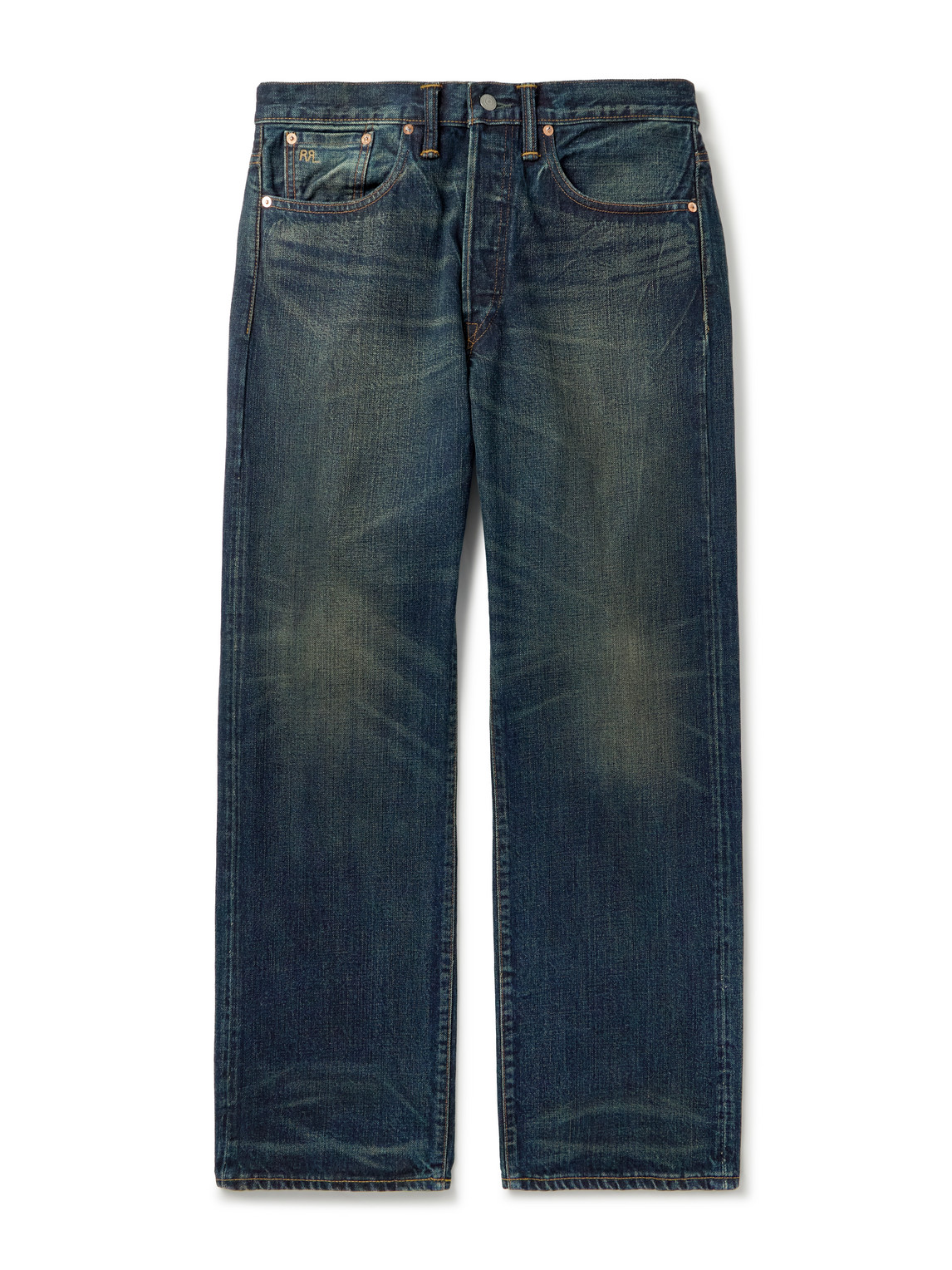 Rrl Straight-leg Jeans In Blue