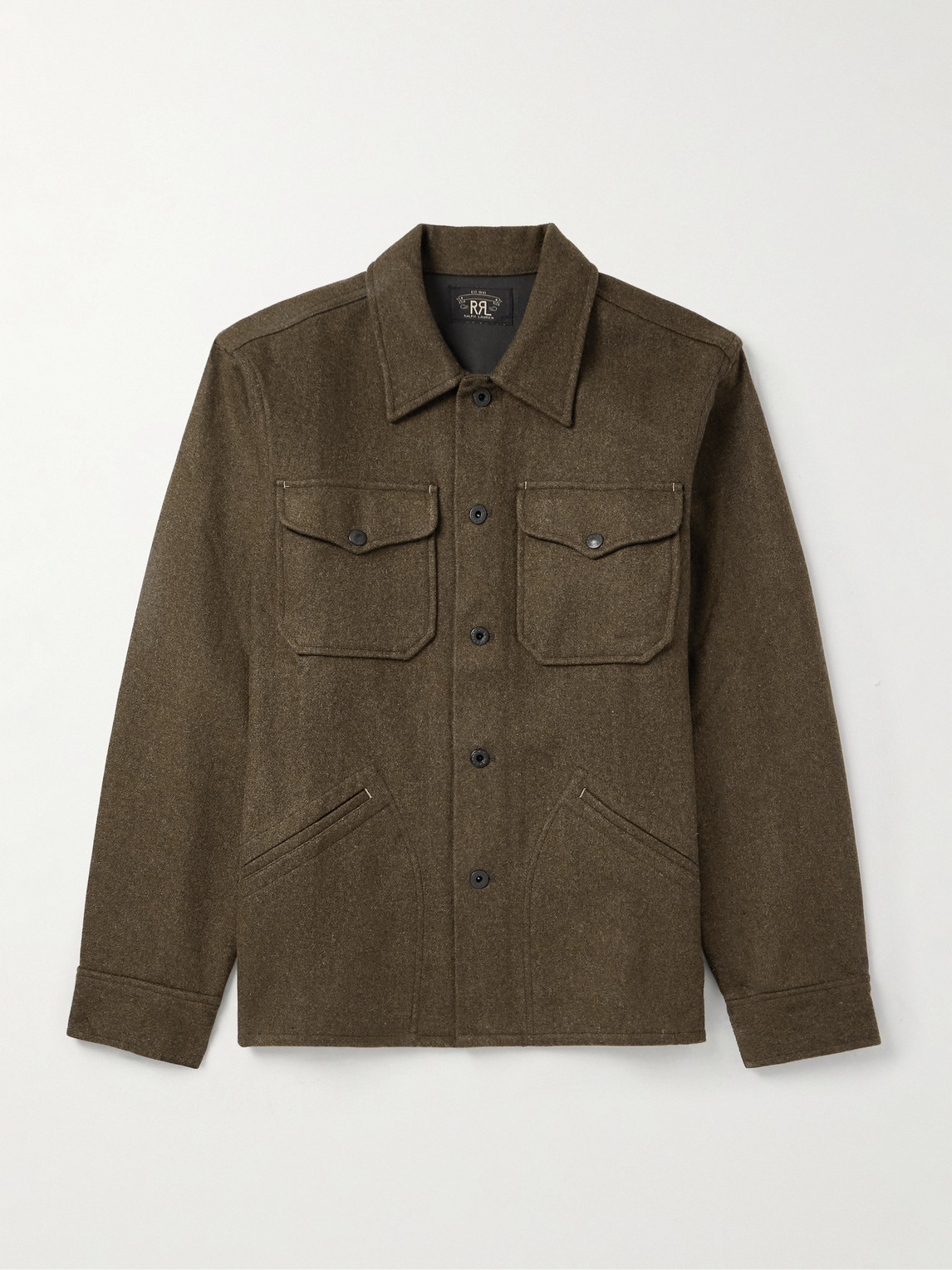 RRL – Wool-Blend Felt Overshirt