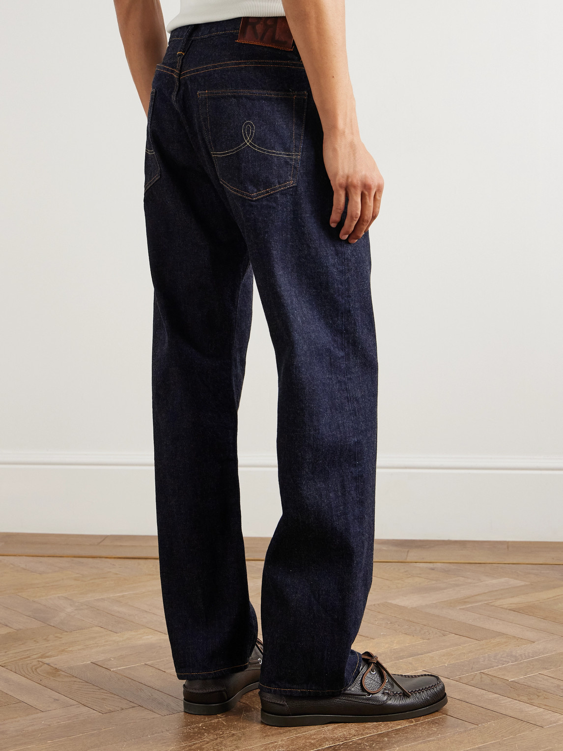 Rrl Straight-leg Jeans In Blue
