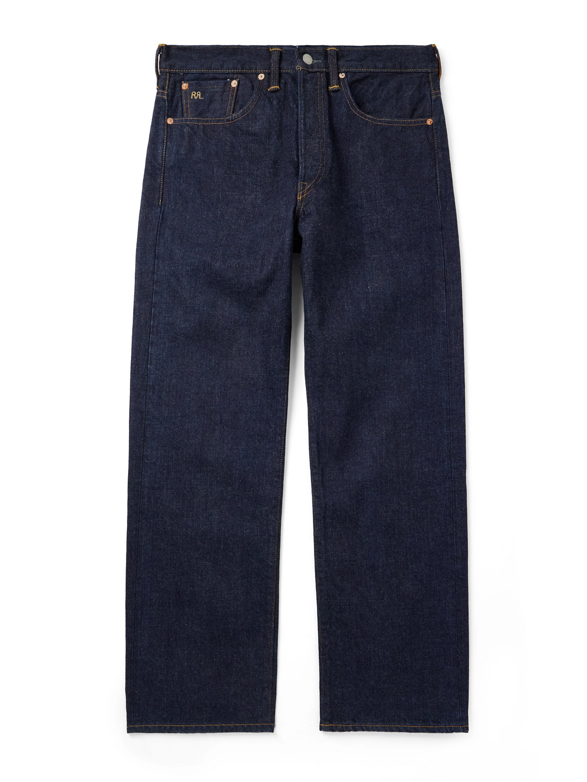 Rrl Straight-leg Jeans In Blue