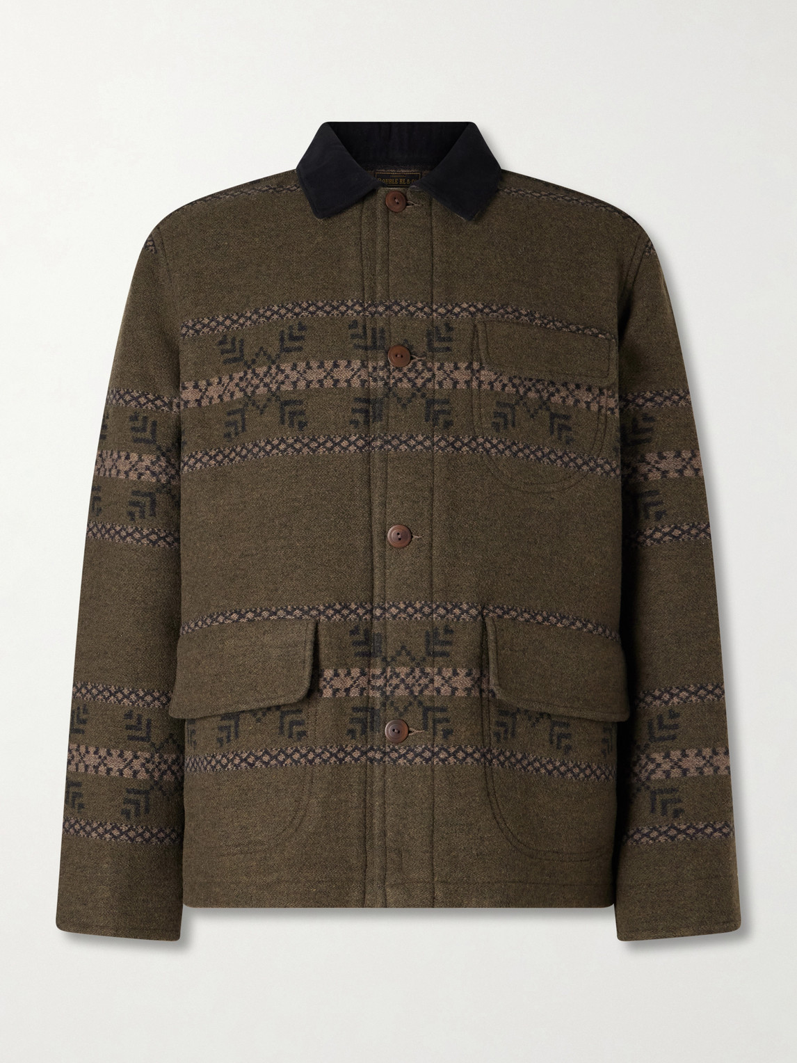 RRL Virgin Wool-Blend Jacquard Jacket - Men