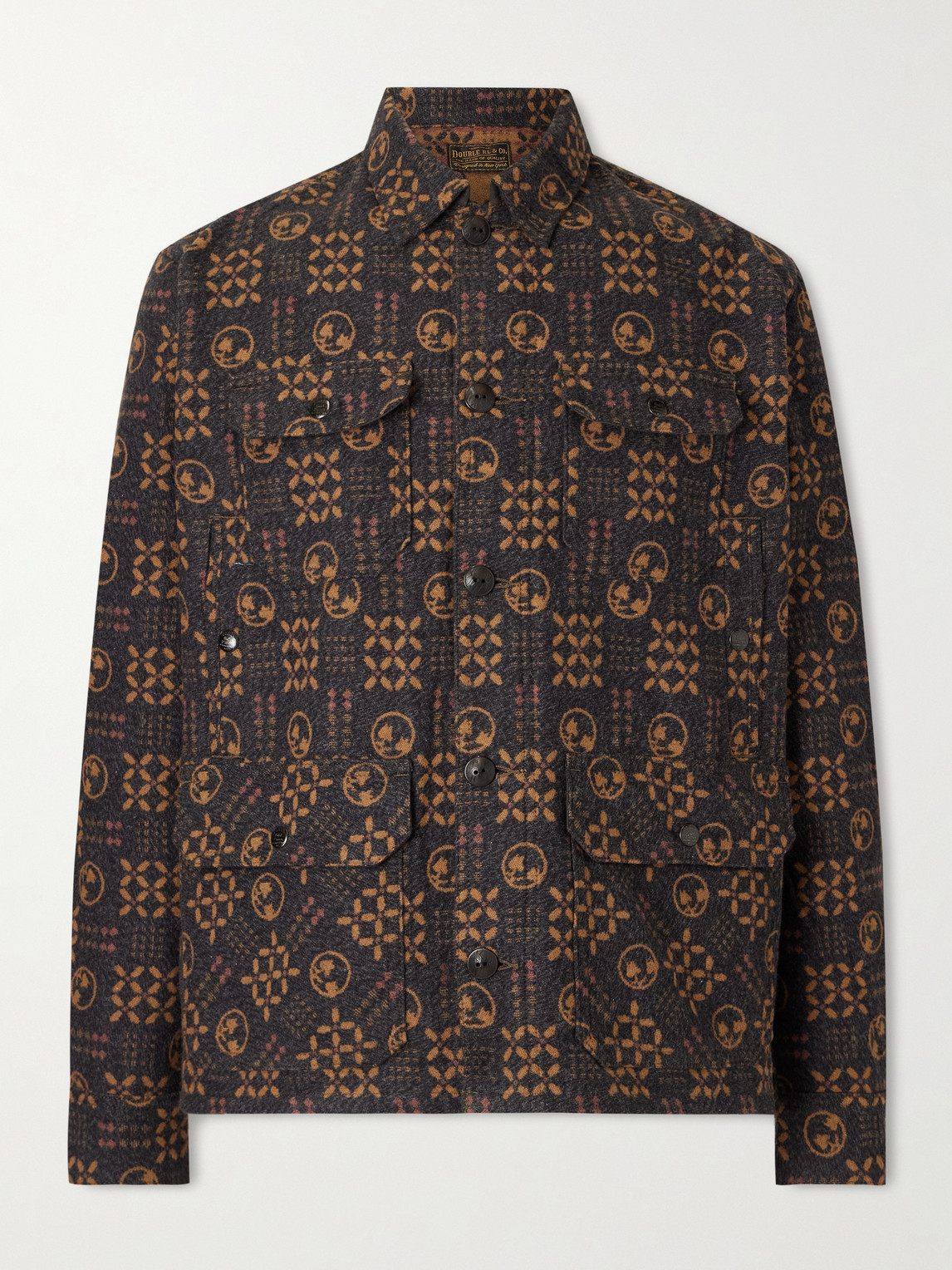 Rrl Ruddick Cotton-jacquard Jacket In Multi
