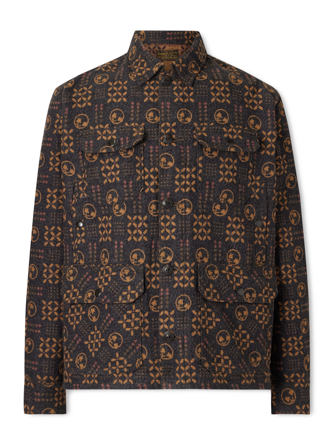 Rrl Ruddick Cotton-jacquard Jacket In Multi