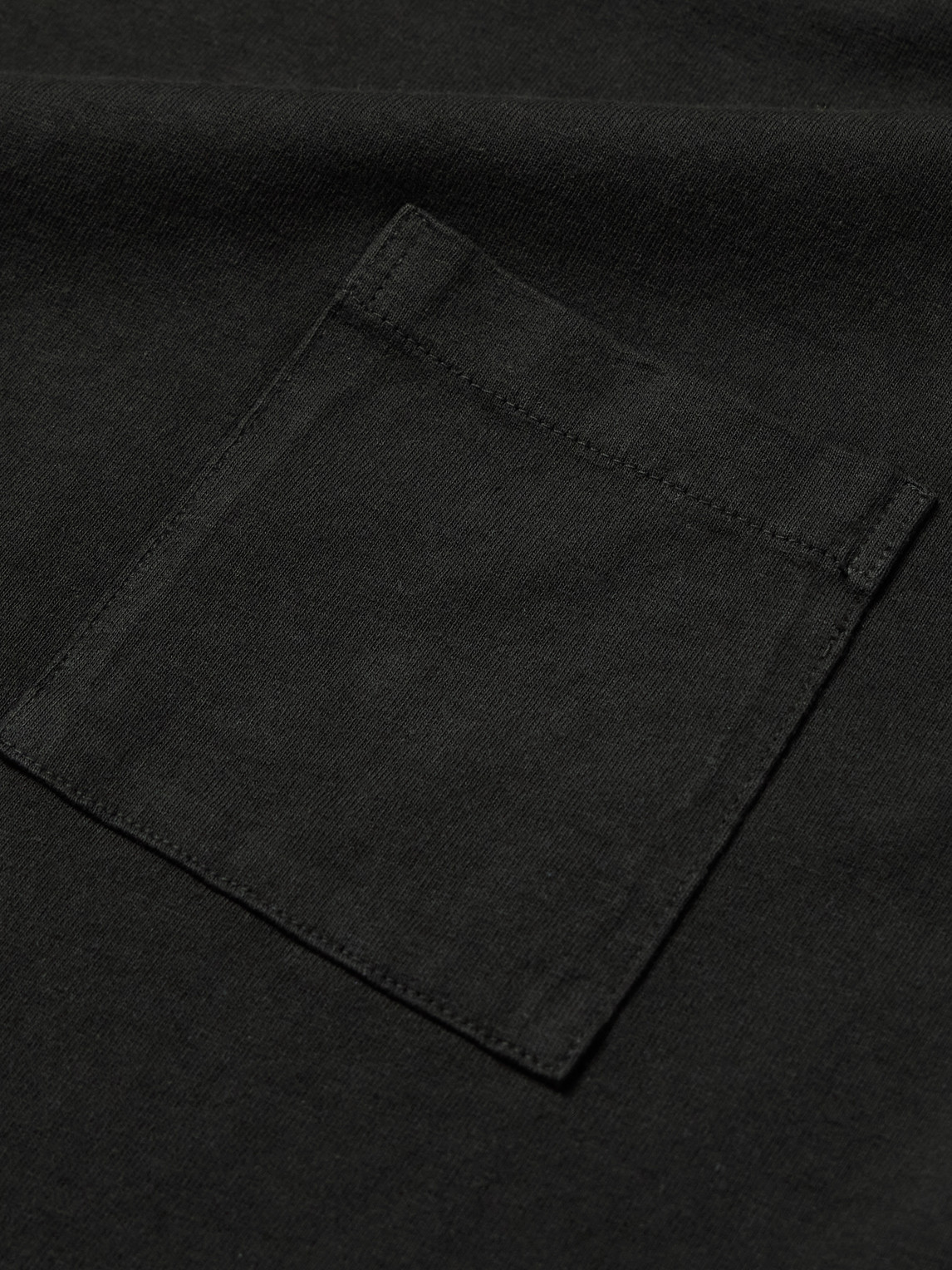 Rrl Two-pack Garment-dyed Cotton-jersey T-shirts In Black
