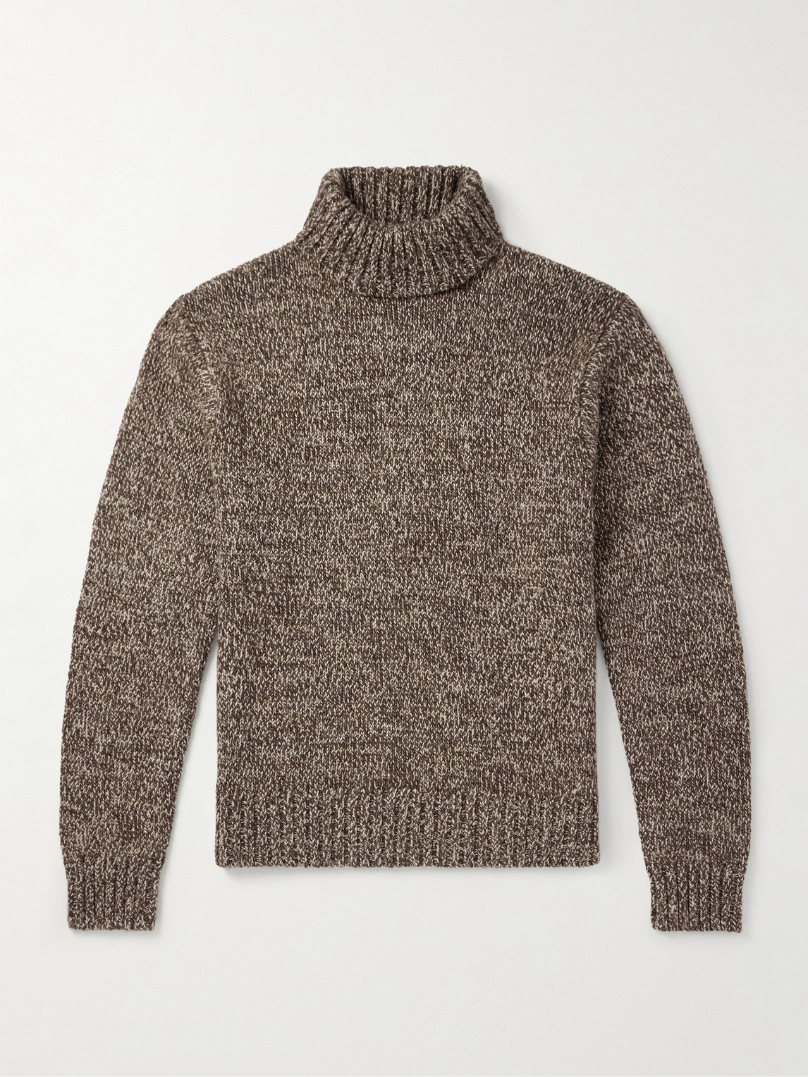 RRL Wool, Cotton and Linen-Blend Rollneck Sweateren