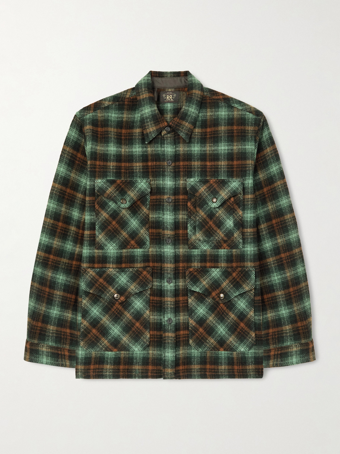 RRL – Checked Wool Overshirt