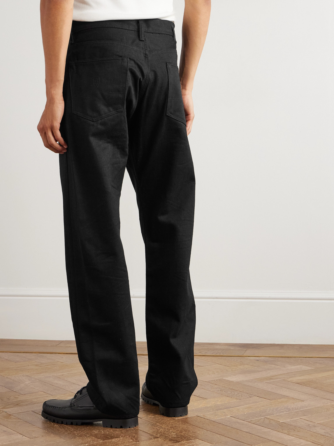 Rrl Straight-leg Jeans In Black