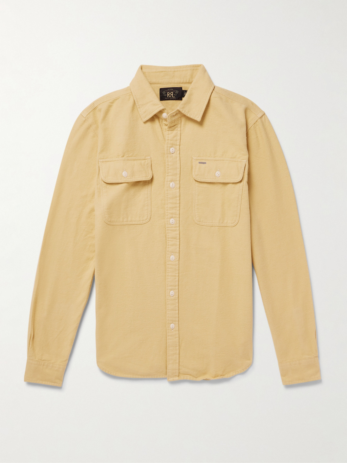 RRL Brushed Cotton-Flannel Shirt - Men