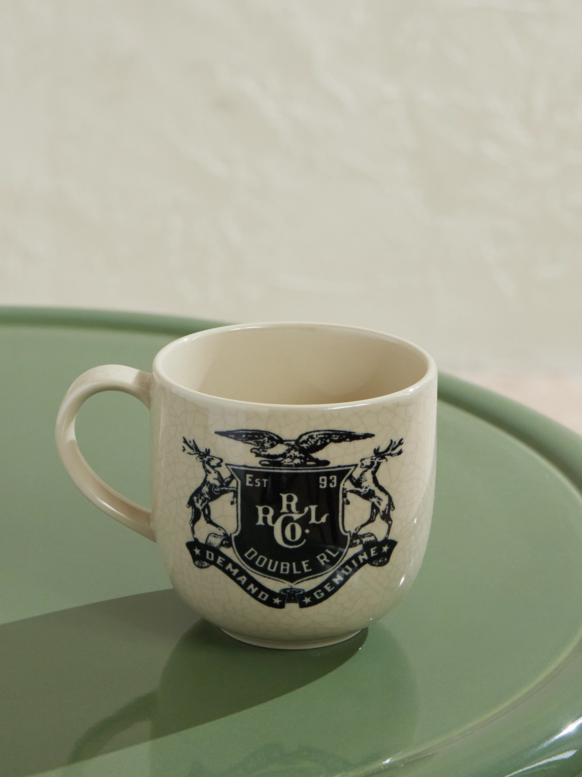 Rrl Painted Stoneware Mug In Black