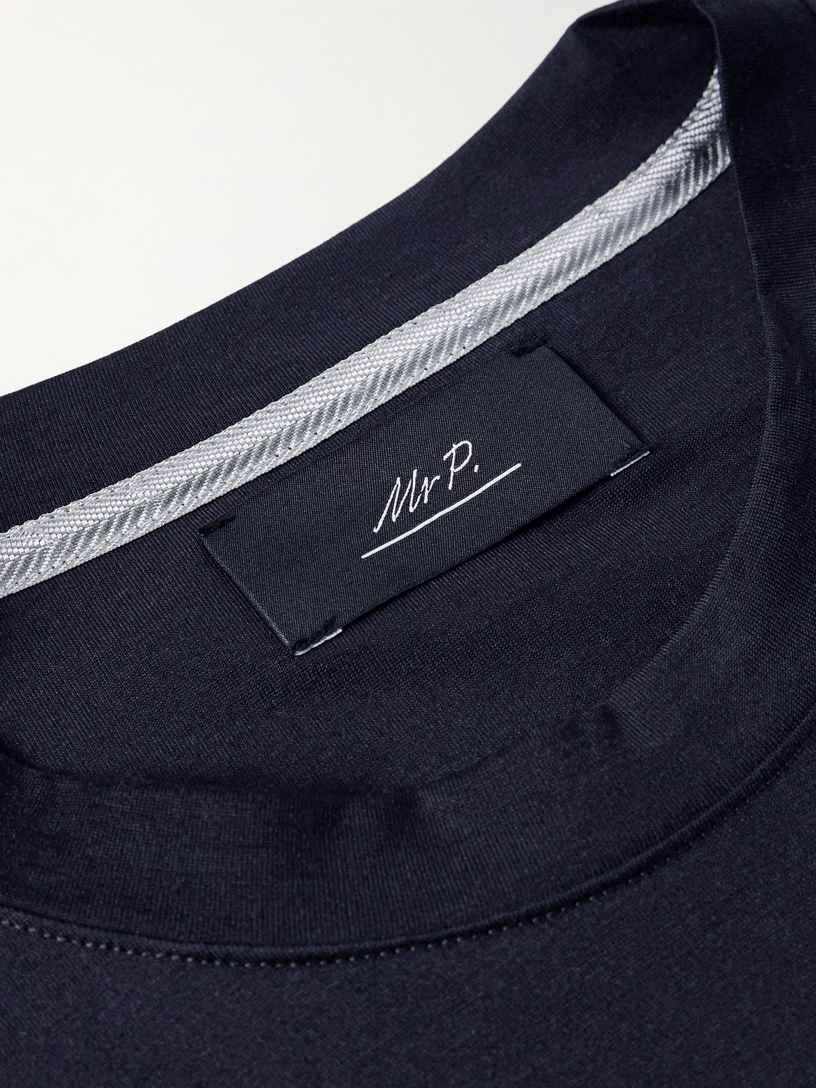 Mr P. - Silk And Cotton-Blend T-Shirt