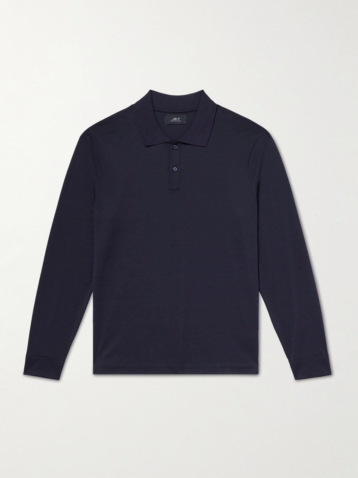 MR P. Silk and Cotton-Blend Polo Shirten