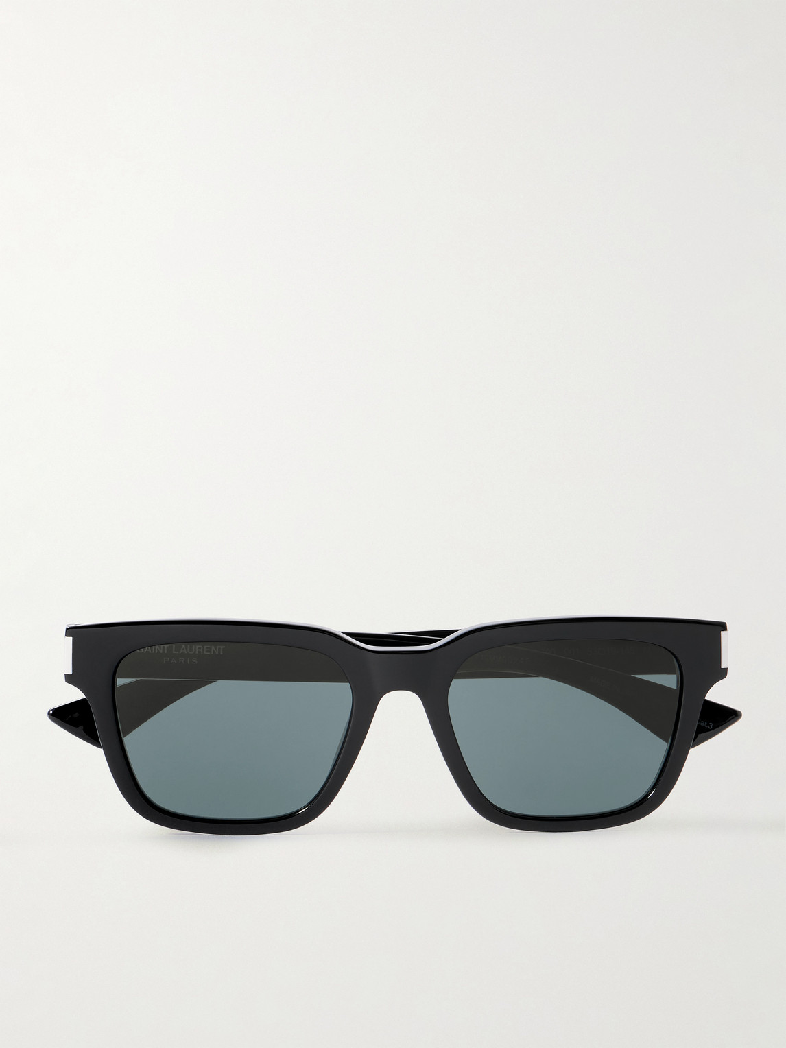 Saint Laurent Square-Frame Silver-Tone and Acetate Sunglasses - Men