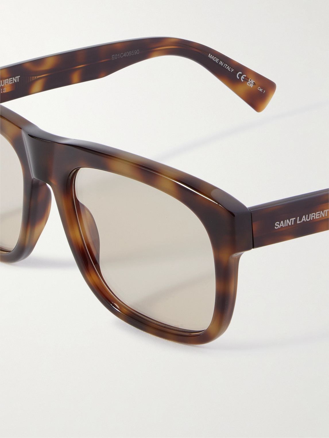 Saint Laurent Square-frame Tortoiseshell Acetate Sunglasses
