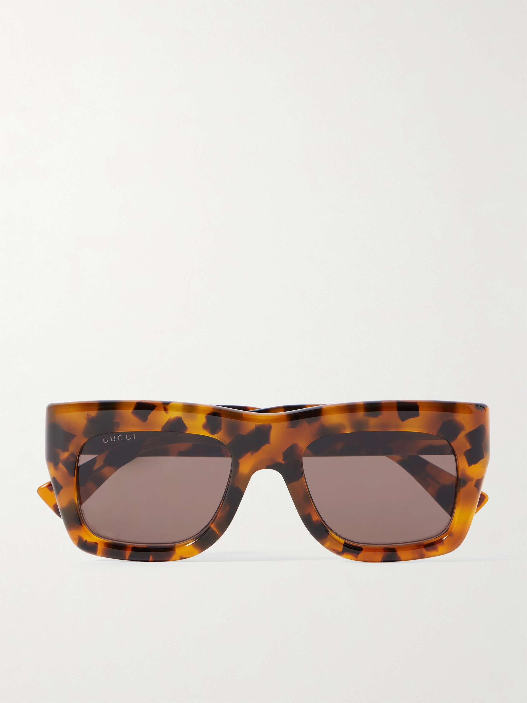 GUCCI EYEWEAR オーバーサイズ Dフレーム トータスシェル
