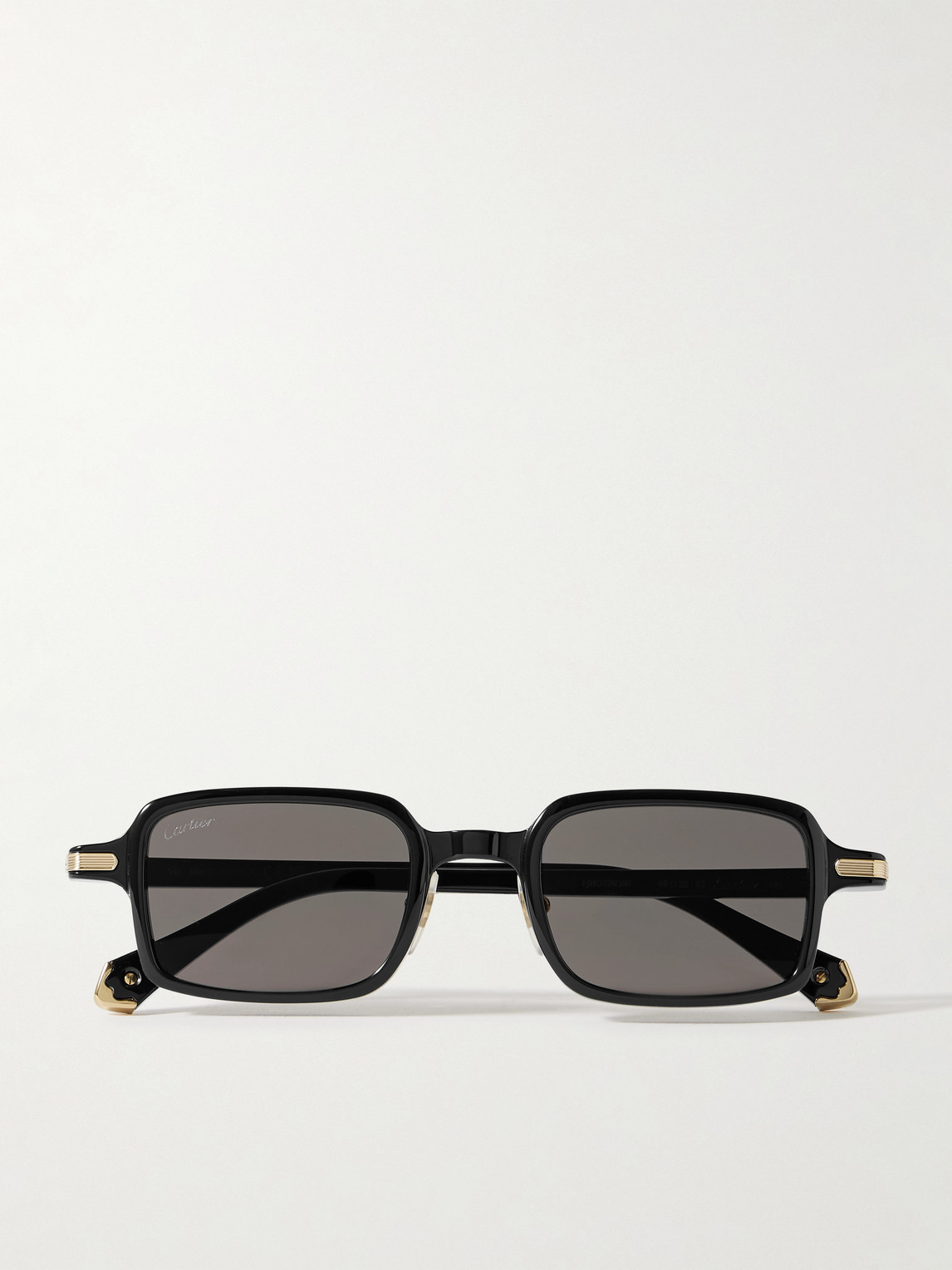 Cartier Eyewear Rectangular-Frame Acetate Sunglasses - Men