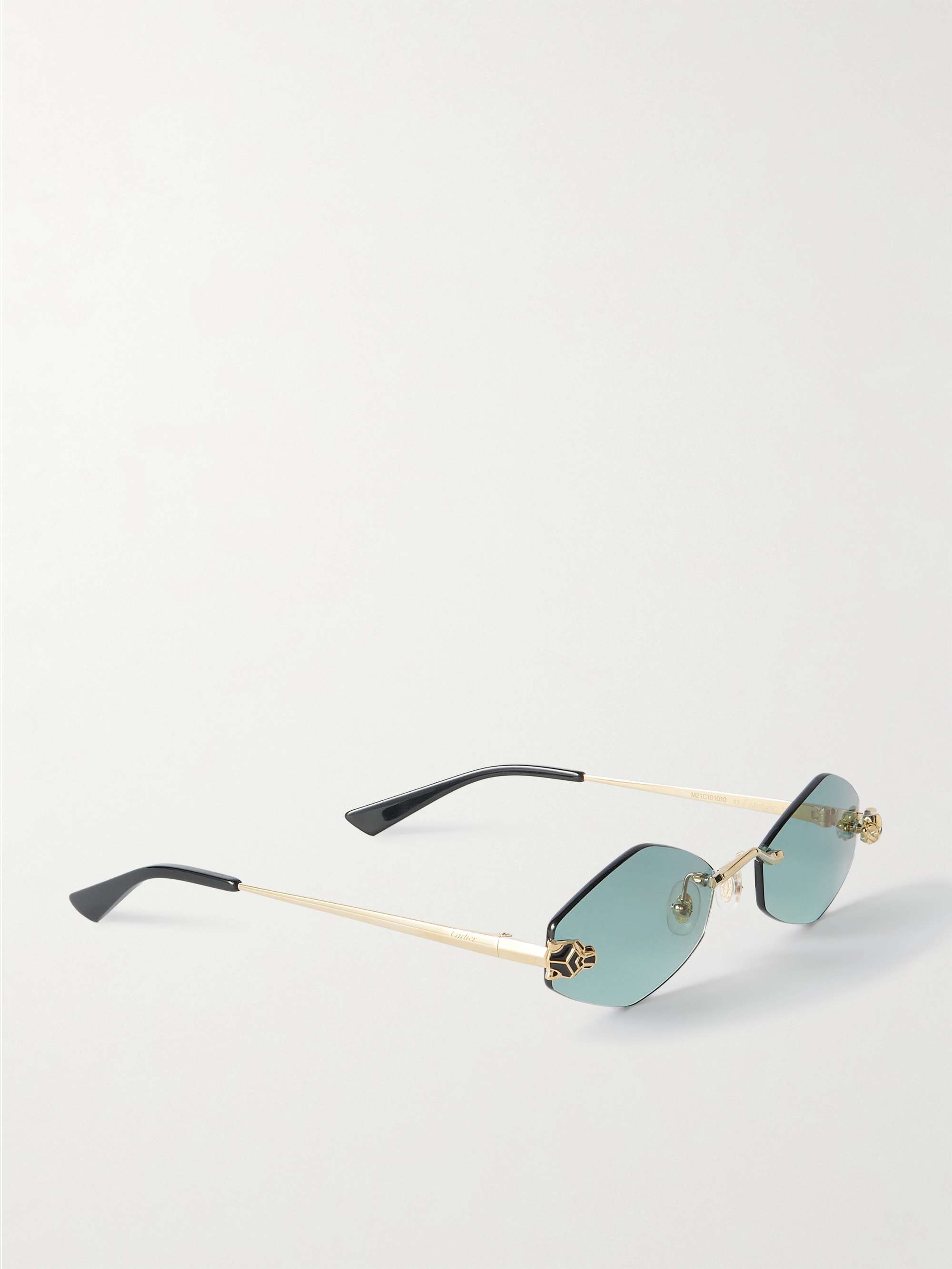 CARTIER EYEWEAR Panthère de Cartier リムレス ヘキサゴン CARTIER EYEWEAR Panthère de Cartier リムレス ヘキサゴン