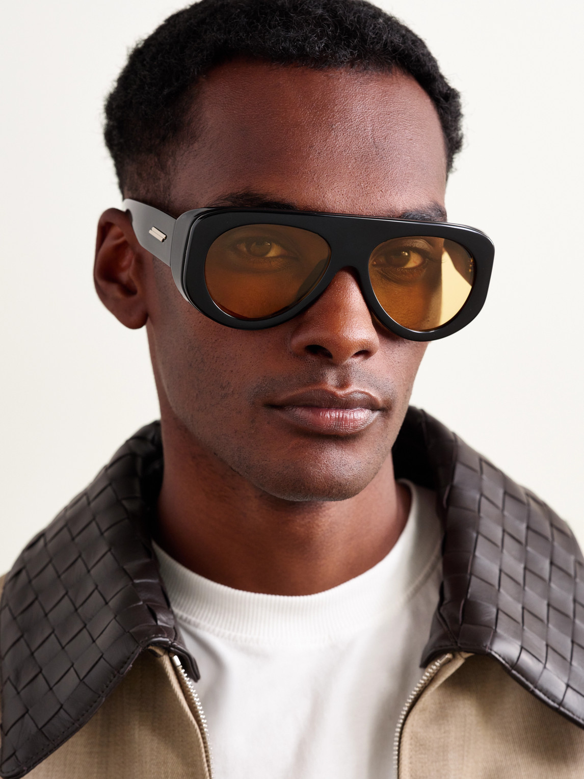 Aviator-Style Acetate Sunglasses — 2