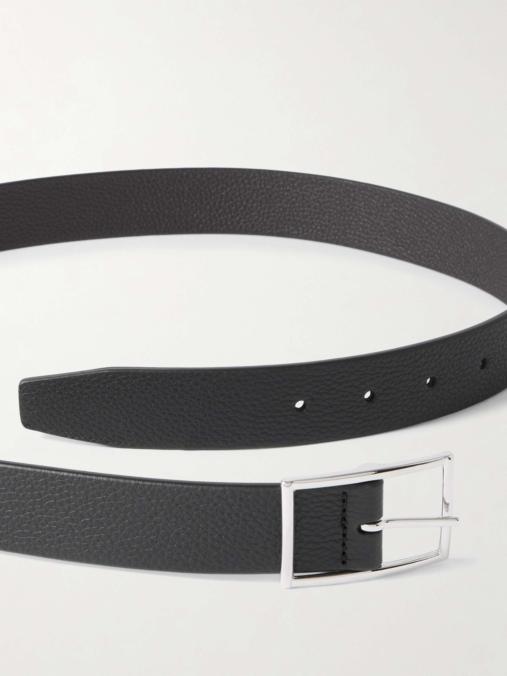 ANDERSON'S 3cm Reversible Full-Grain Leather Belt