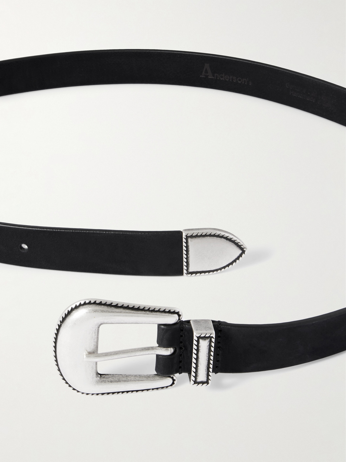 Anderson's 2.5cm Nubuck Western Belt