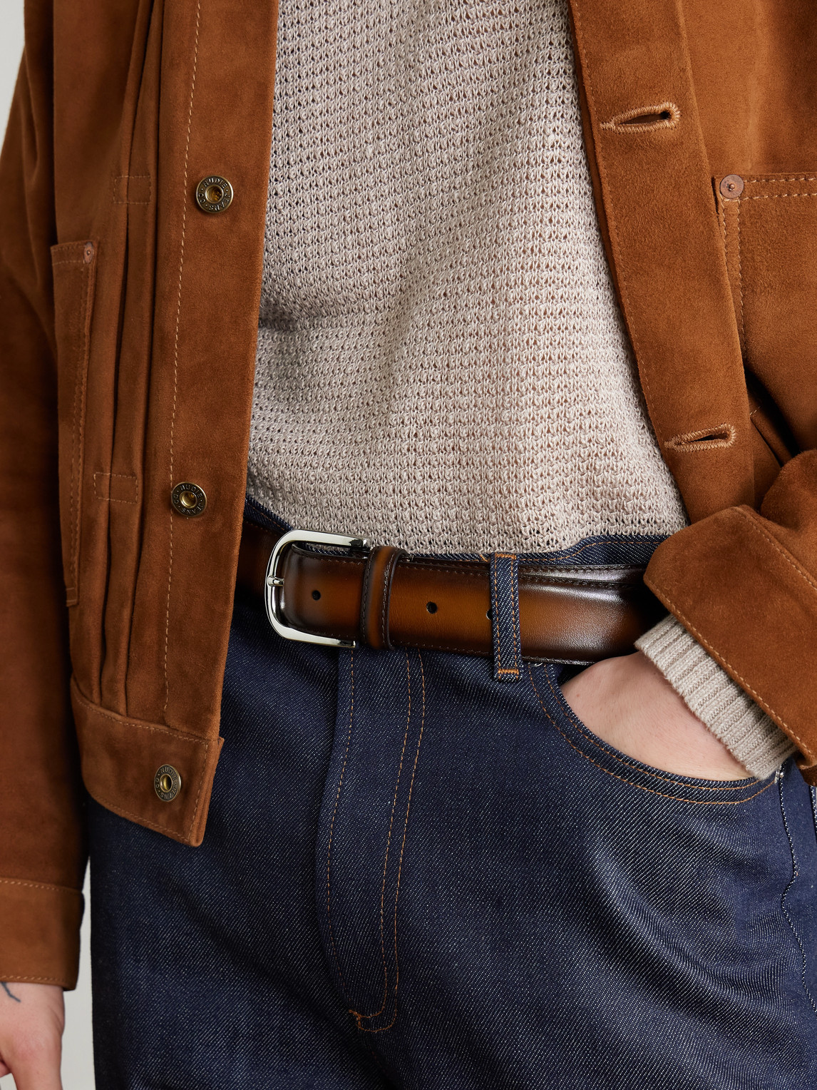 Anderson's Burnished-leather Belt