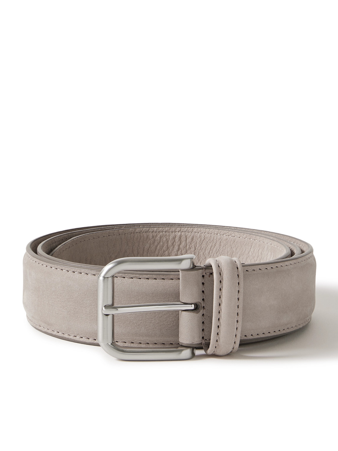 Anderson's 3.5cm Nubuck Belt In Brown
