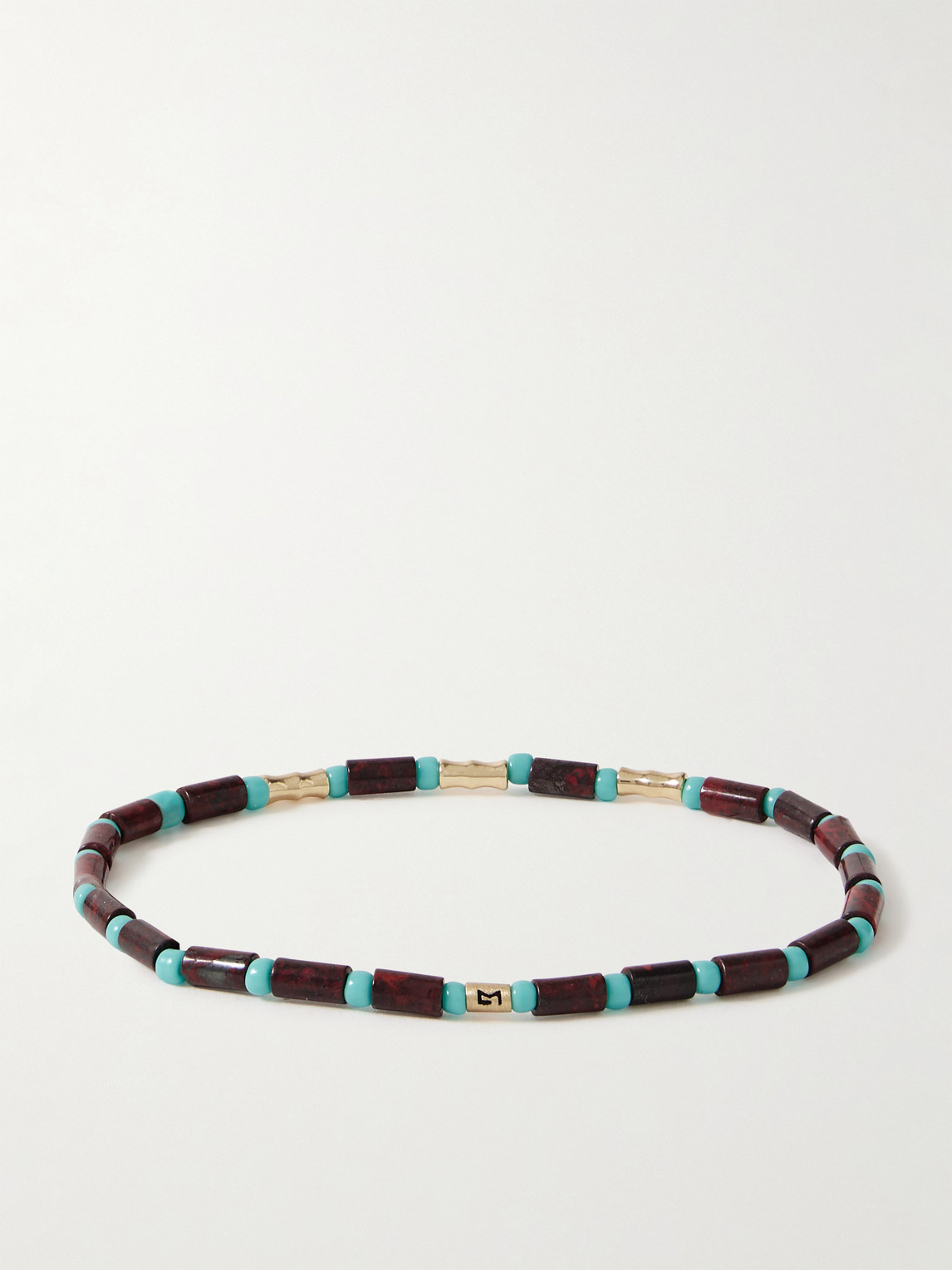 Luis Morais 14-karat Gold Jasper Bracelet