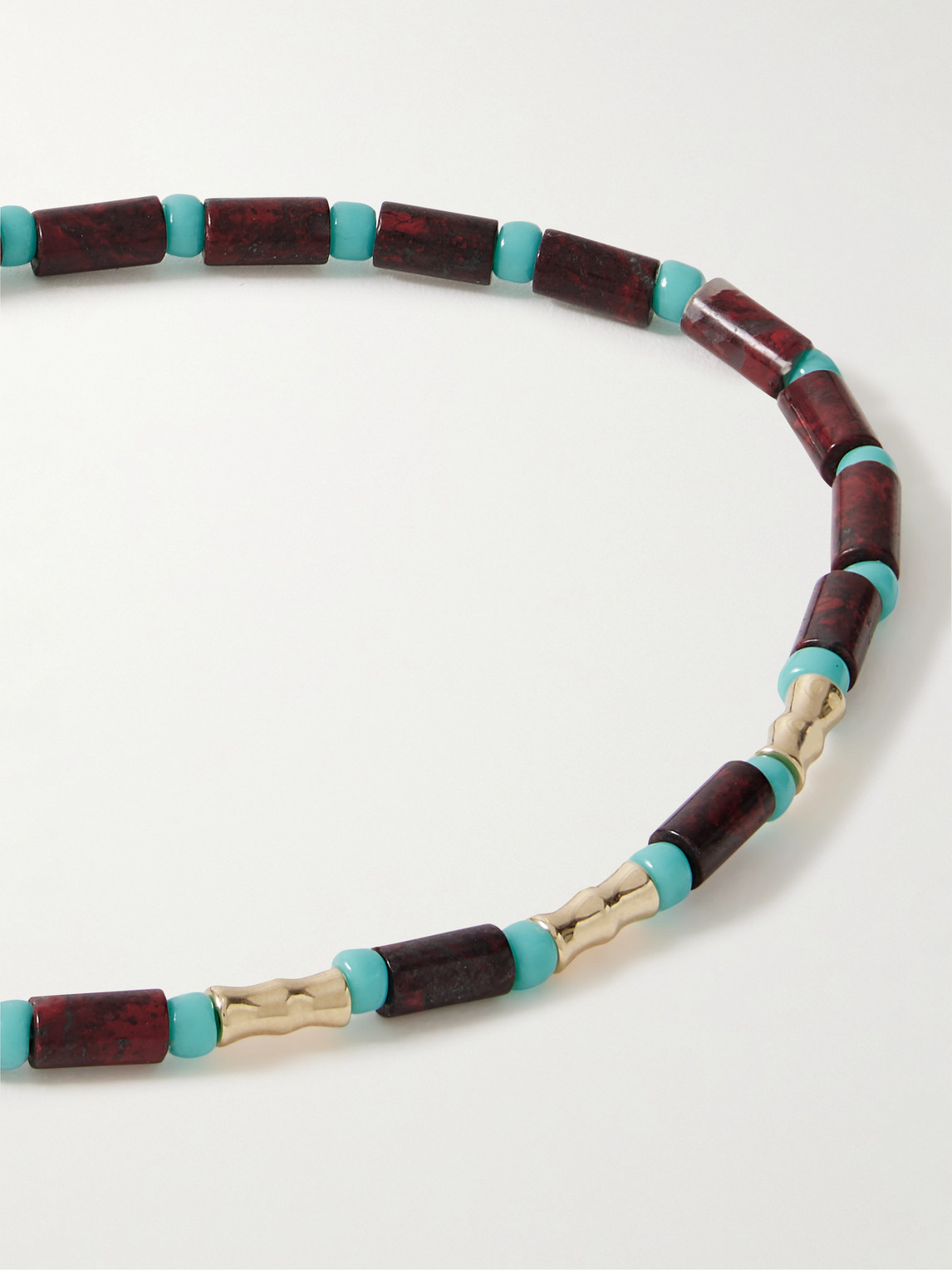 Luis Morais 14-karat Gold Jasper Bracelet