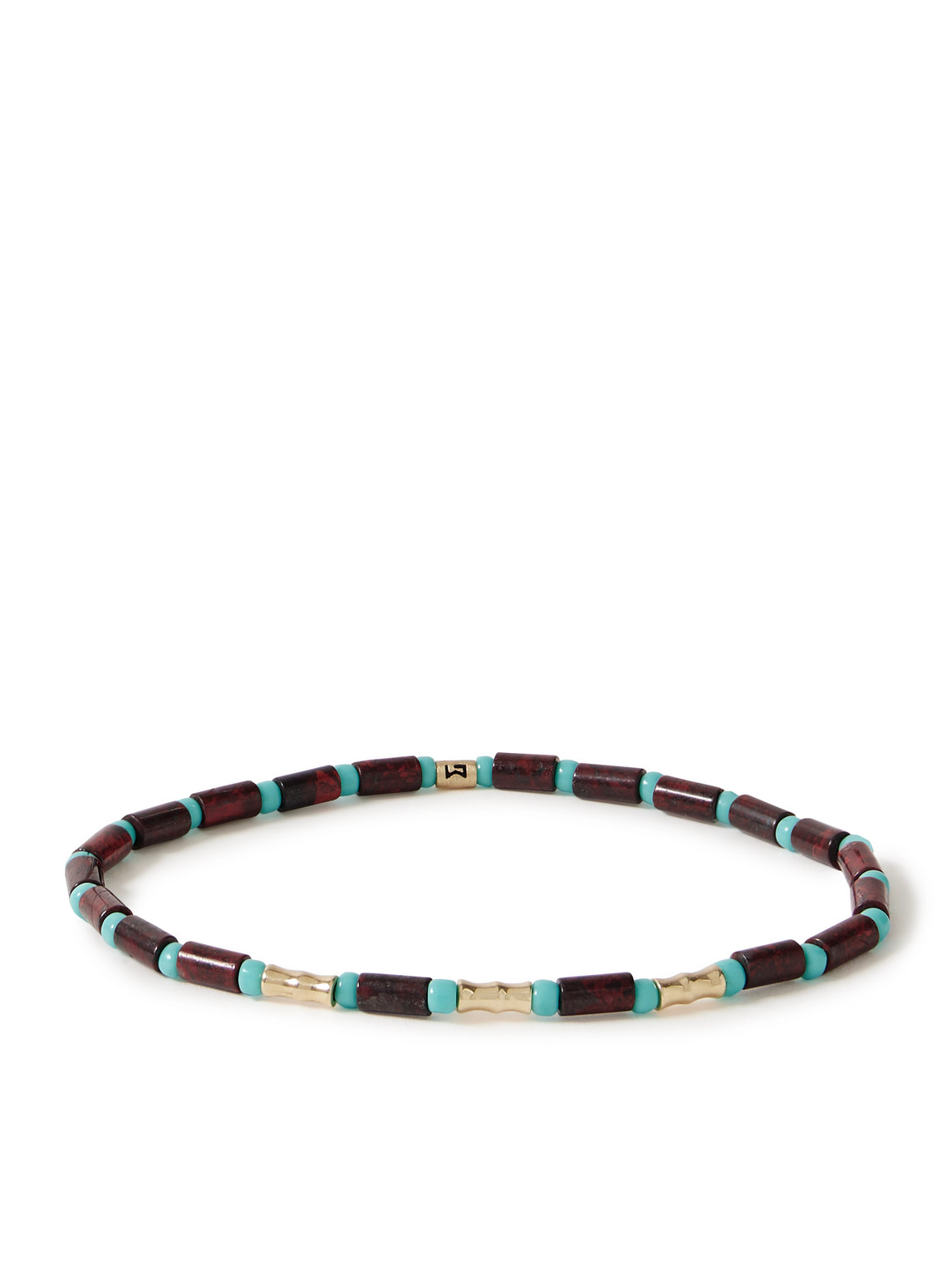 Luis Morais 14-karat Gold Jasper Bracelet