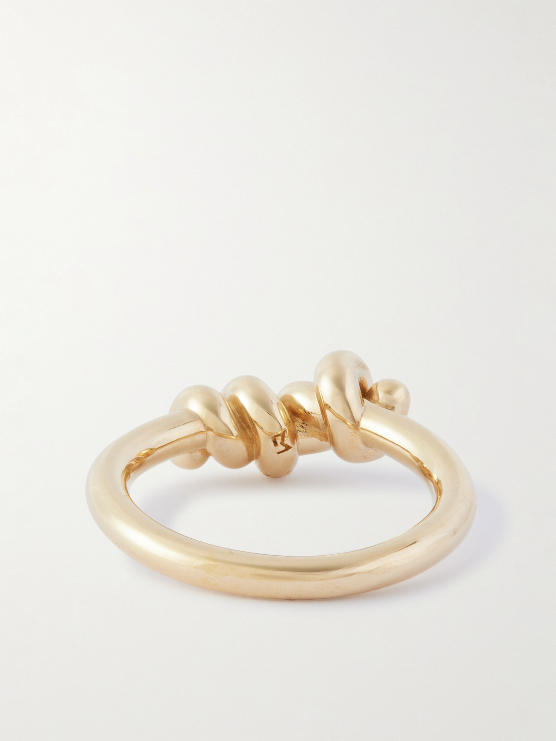 Luis Morais Entangled Knot 14-karat Gold Ring