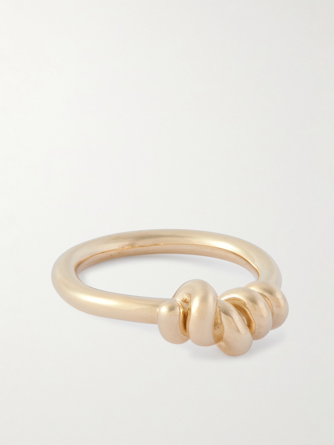 LUIS MORAIS Entangled Knot 14-Karat Gold Ring - Men