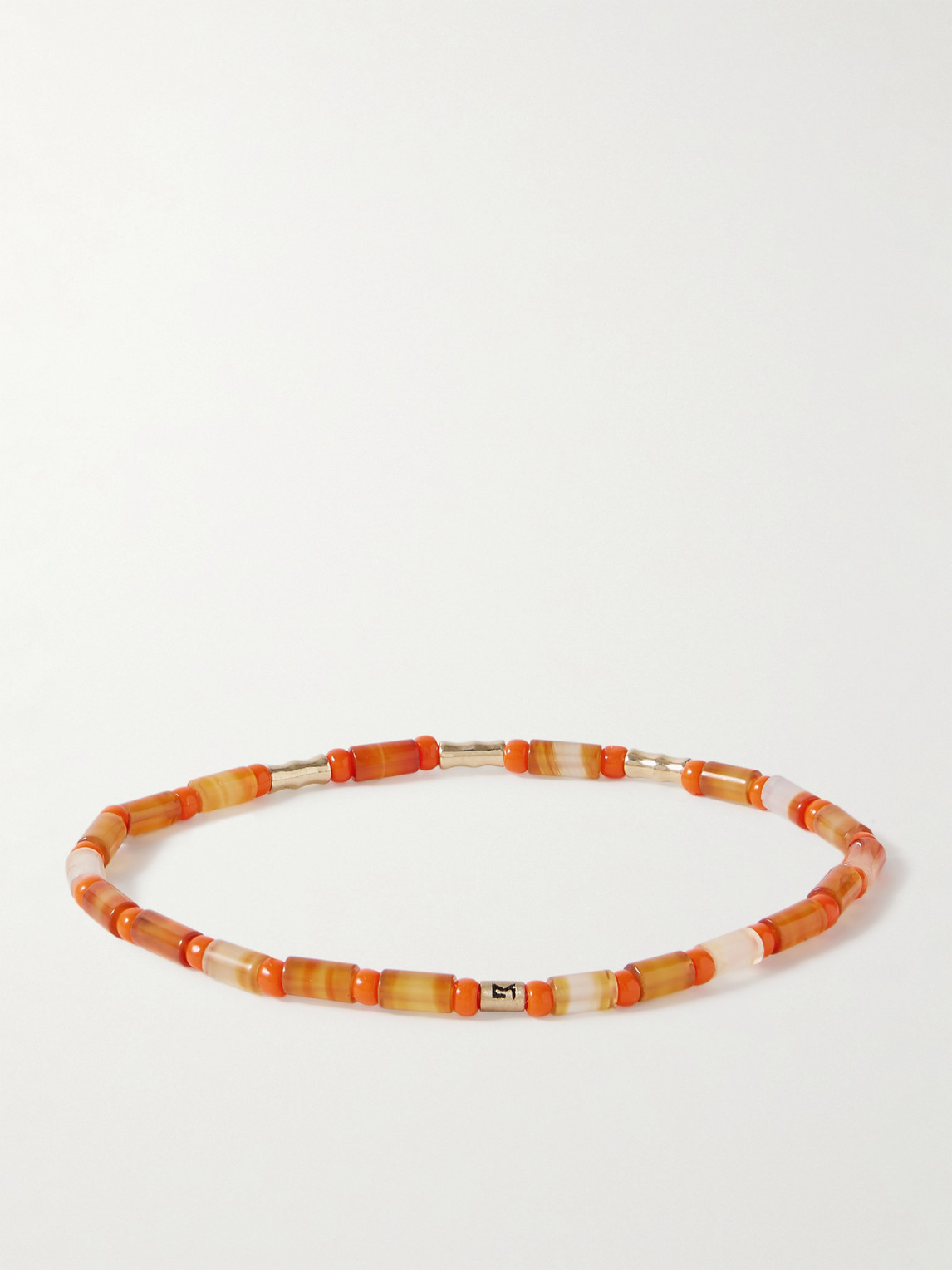 Luis Morais 14-karat Gold Agate Bracelet