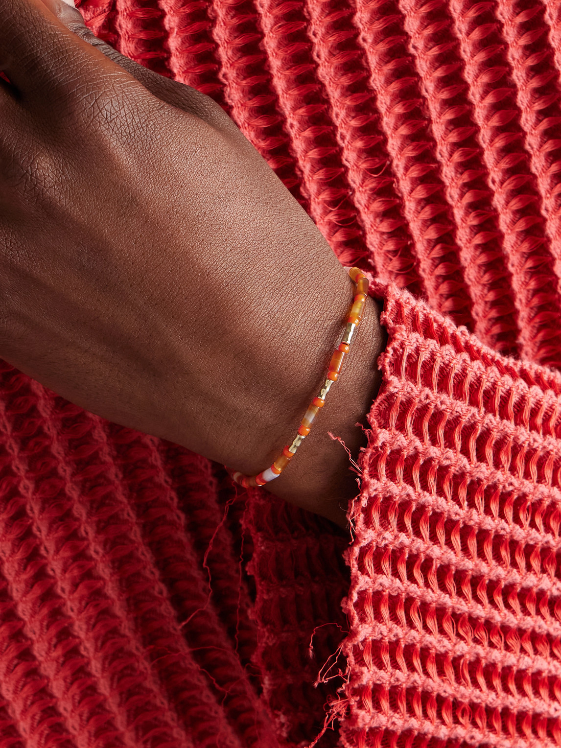 Luis Morais 14-karat Gold Agate Bracelet