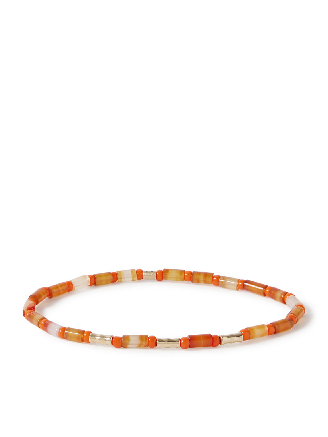 Luis Morais 14-karat Gold Agate Bracelet
